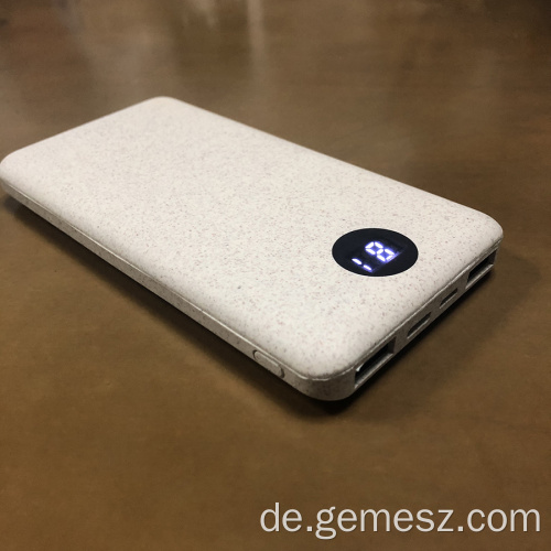 Rohs Powerbank Weizenstroh Powerbank 10000mAh